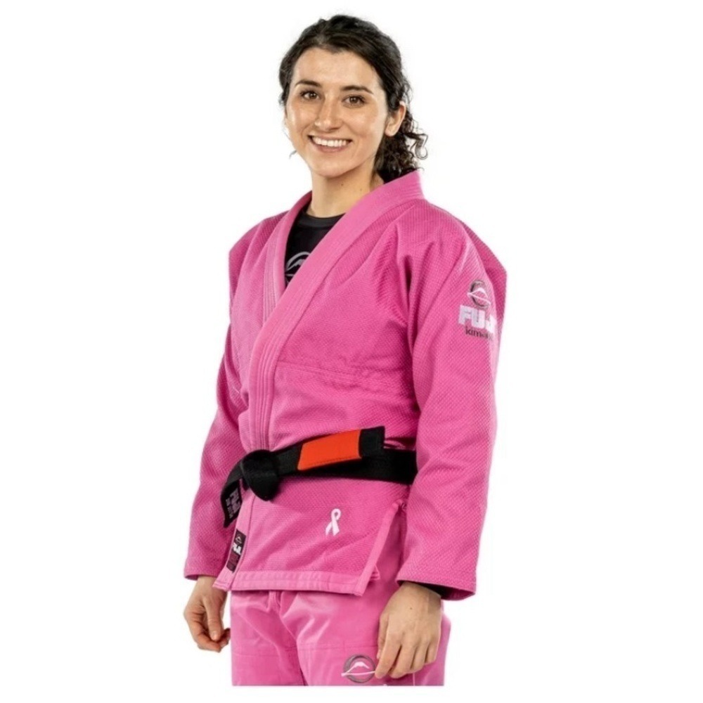 Fuji Women's All Around Brazilian Jiu Jitsu BJJ Pink Jacket W2 NO BELT